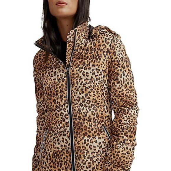 HP👌💫 NOIZE Claire Cheeta Animal Print jacket long M - Picture 4 of 13